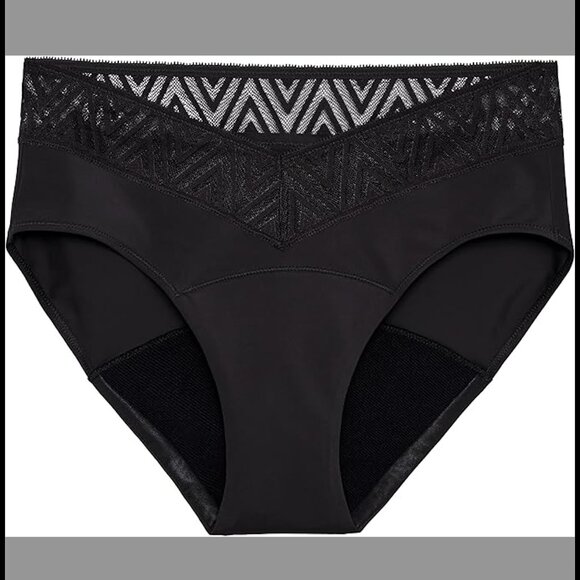 NWT Thinx Period Underwear, Comfort-Stretch Hip Huggers - Picture 1 of 8